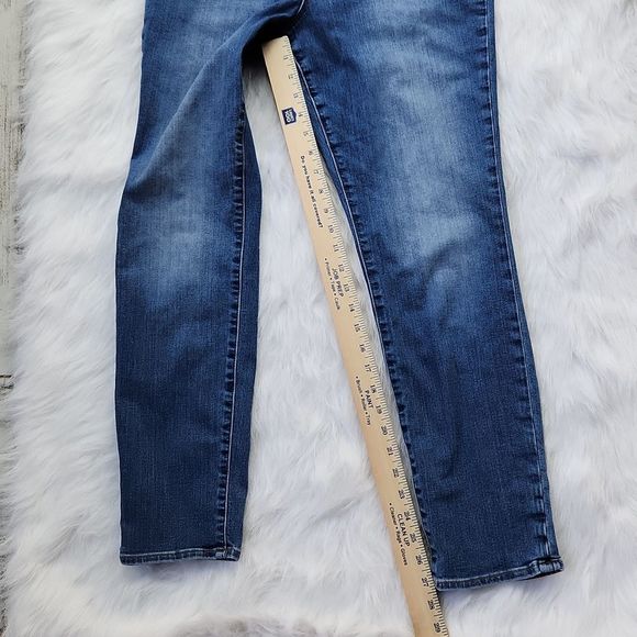 Athleta Sculptek Skinny Azure Wash Travel Hiking Jean #351674 size 14 - Picture 7 of 11